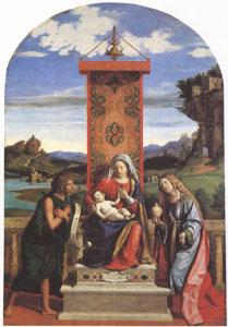 CARACCIOLO, Giovanni Battista The Virgin and Child between John the Baptist and Mary Magdalen (mk05) China oil painting art